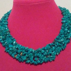 TURQUOISE BEADED NECKLACE